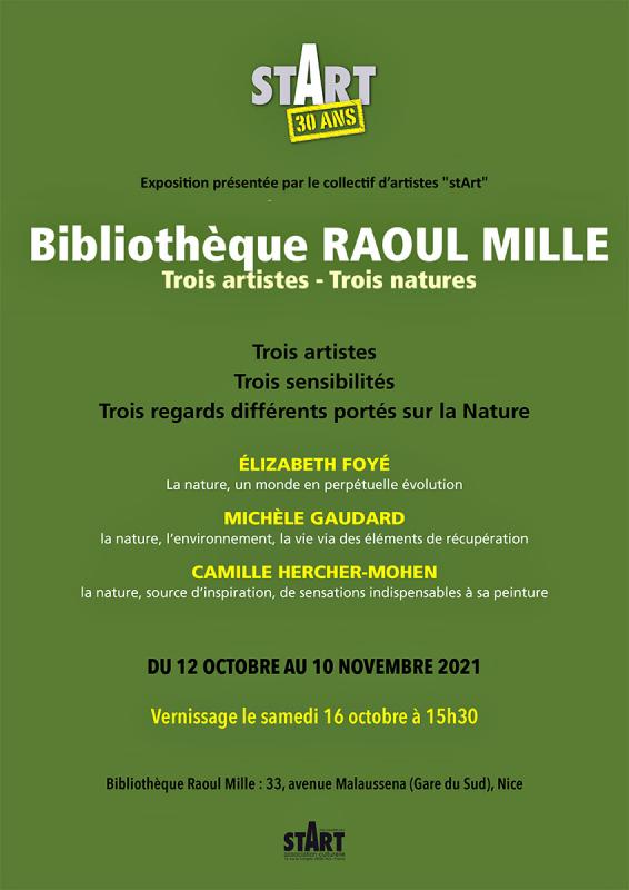 3 artistes 3 natures