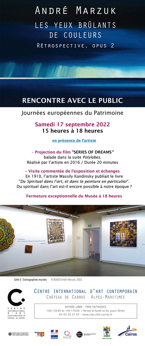 André Marzuk : rencontre avec le public