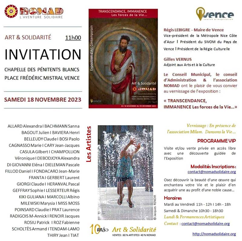 nomad penitents blancs vence 18 11 invit