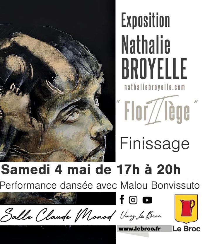 Nathalie Broyelle : finissage exposition "Florilège"
