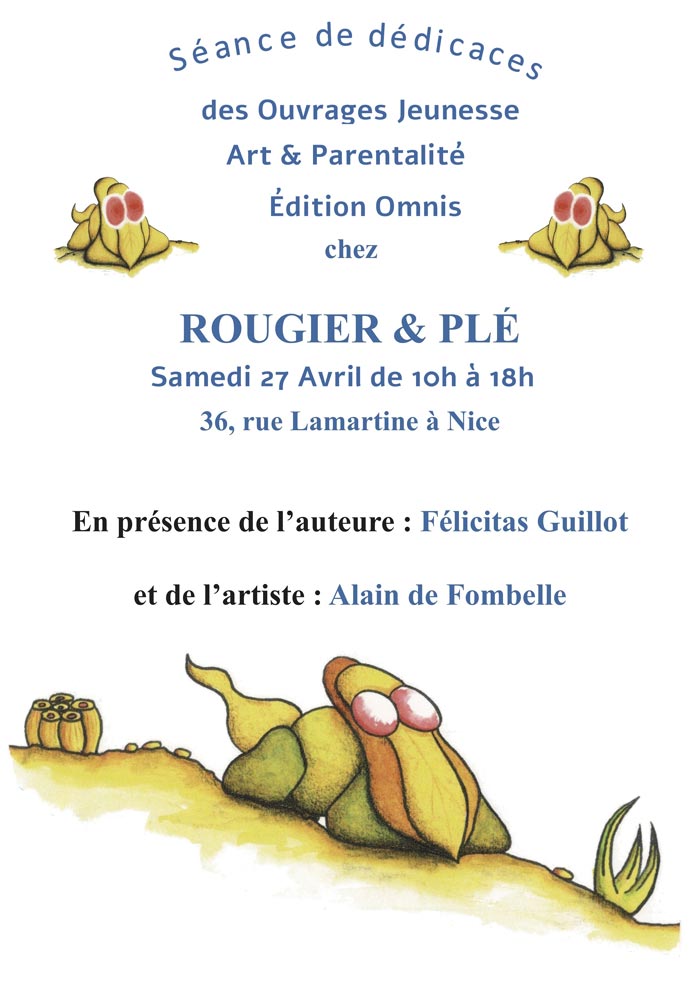 Alain De Fombelle dedicaces