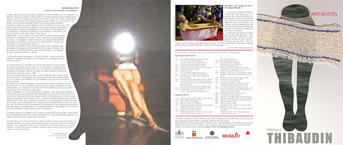 Plaquette Monique THIBAUDIN