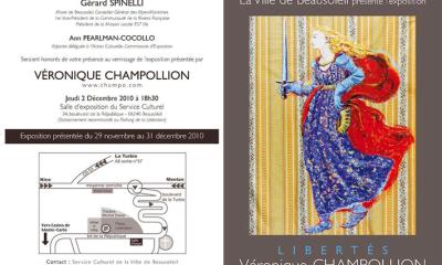 Exposition Véronique CHAMPOLION à Beausoleil, décembre 2010