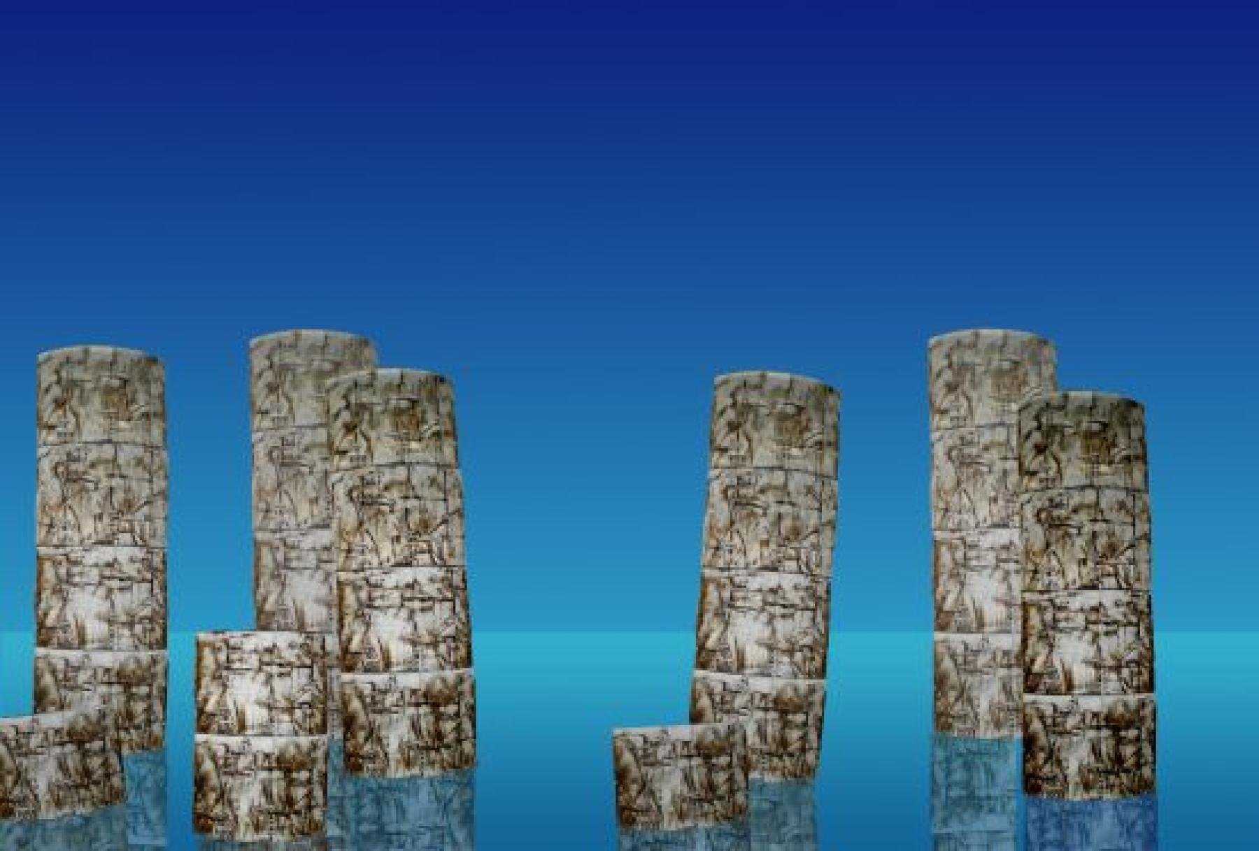 COLONNES-TOTEM