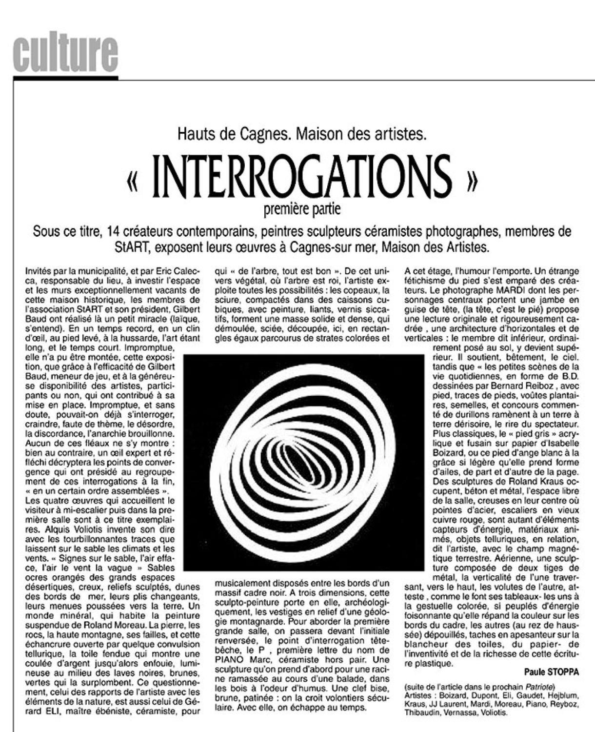 2009 Interrogations