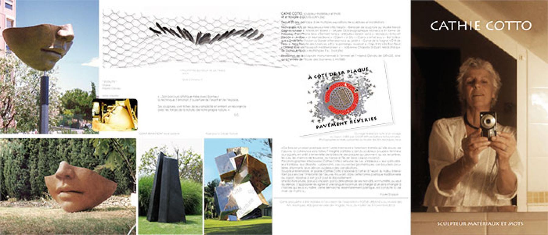 Plaquette COTTO Cathie, juillet 2012.