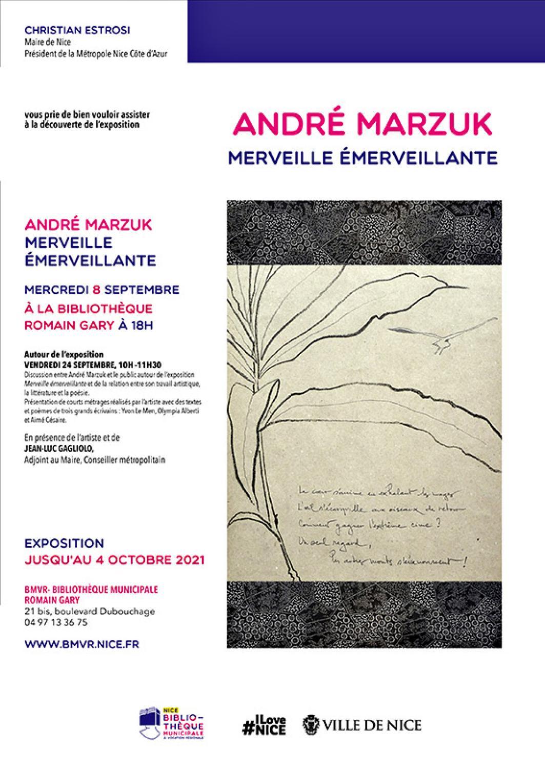 André MARZUK : exposition 