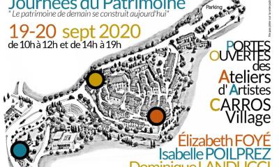 Visite des Ateliers d'Isabelle POILPREZ, de Dominique LANDUCCI  et d'Élizabeth FOYÉ, 2020