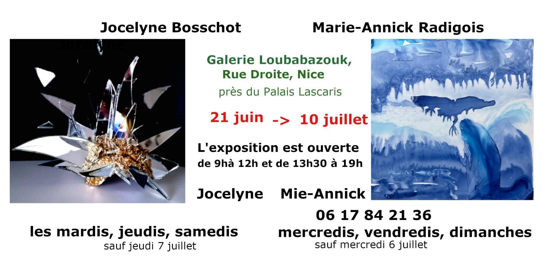 Exposition SCULPTURES et AQUARELLES, Galerie LOU BABAZOUK