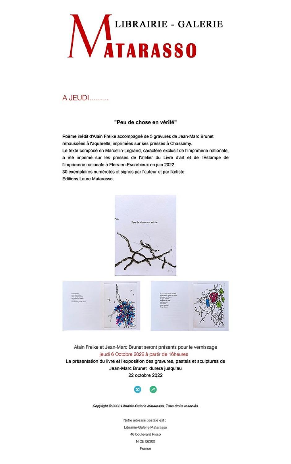 Alain FREIXE et Jean-Marc BRUNET : 