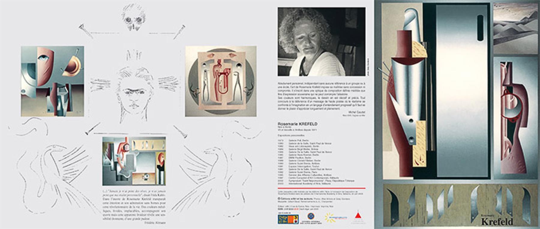 Plaquette KREFELD Rosemarie, juin 2003.