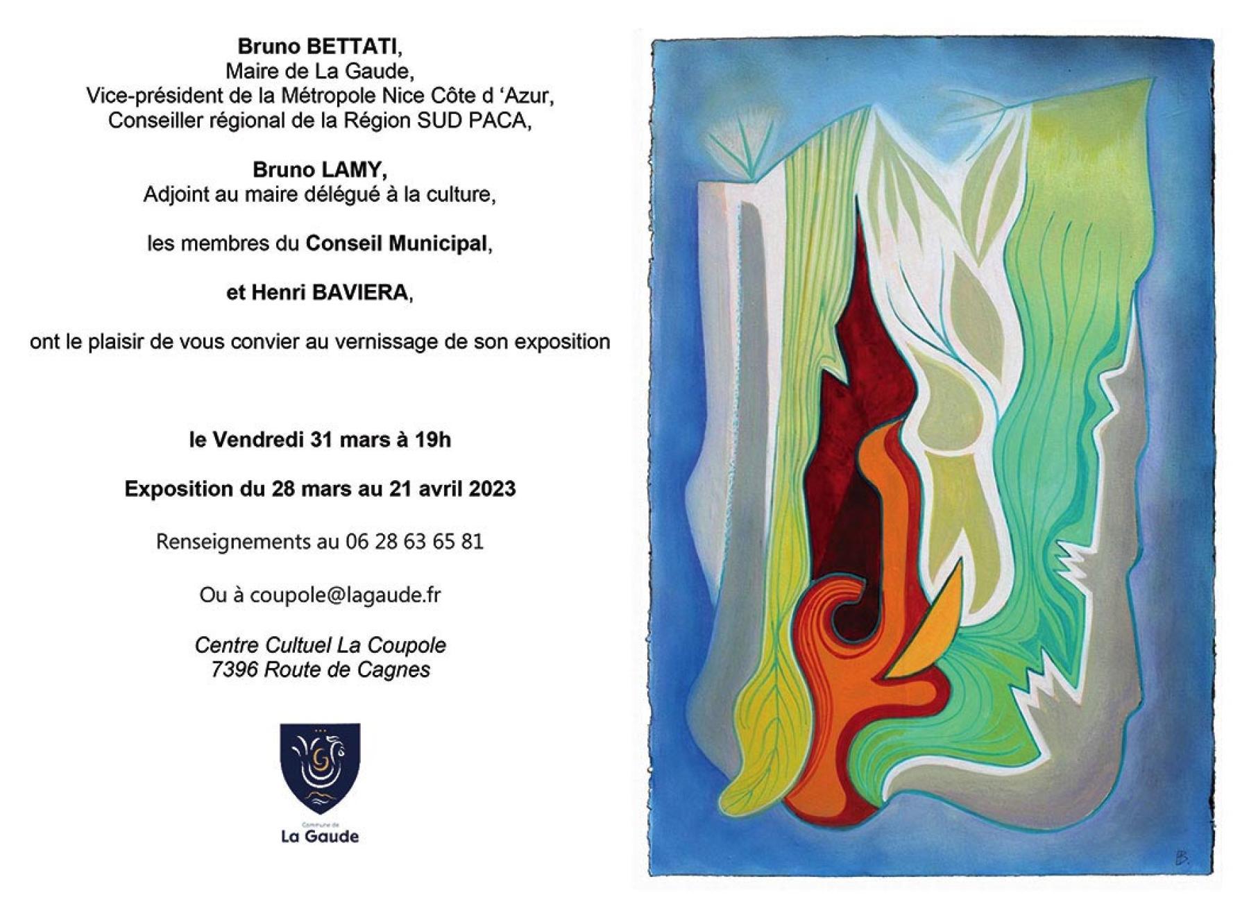 Henri BAVIERA : exposition 
