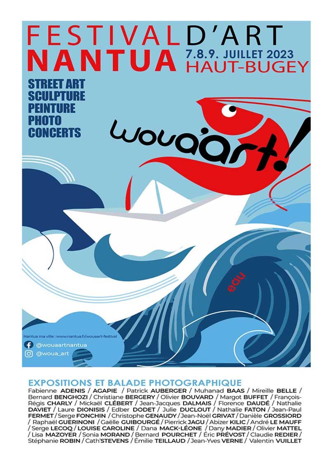 LOUISE CAROLINE : exposition au WOUA’ART Festival de Nantua (01130)