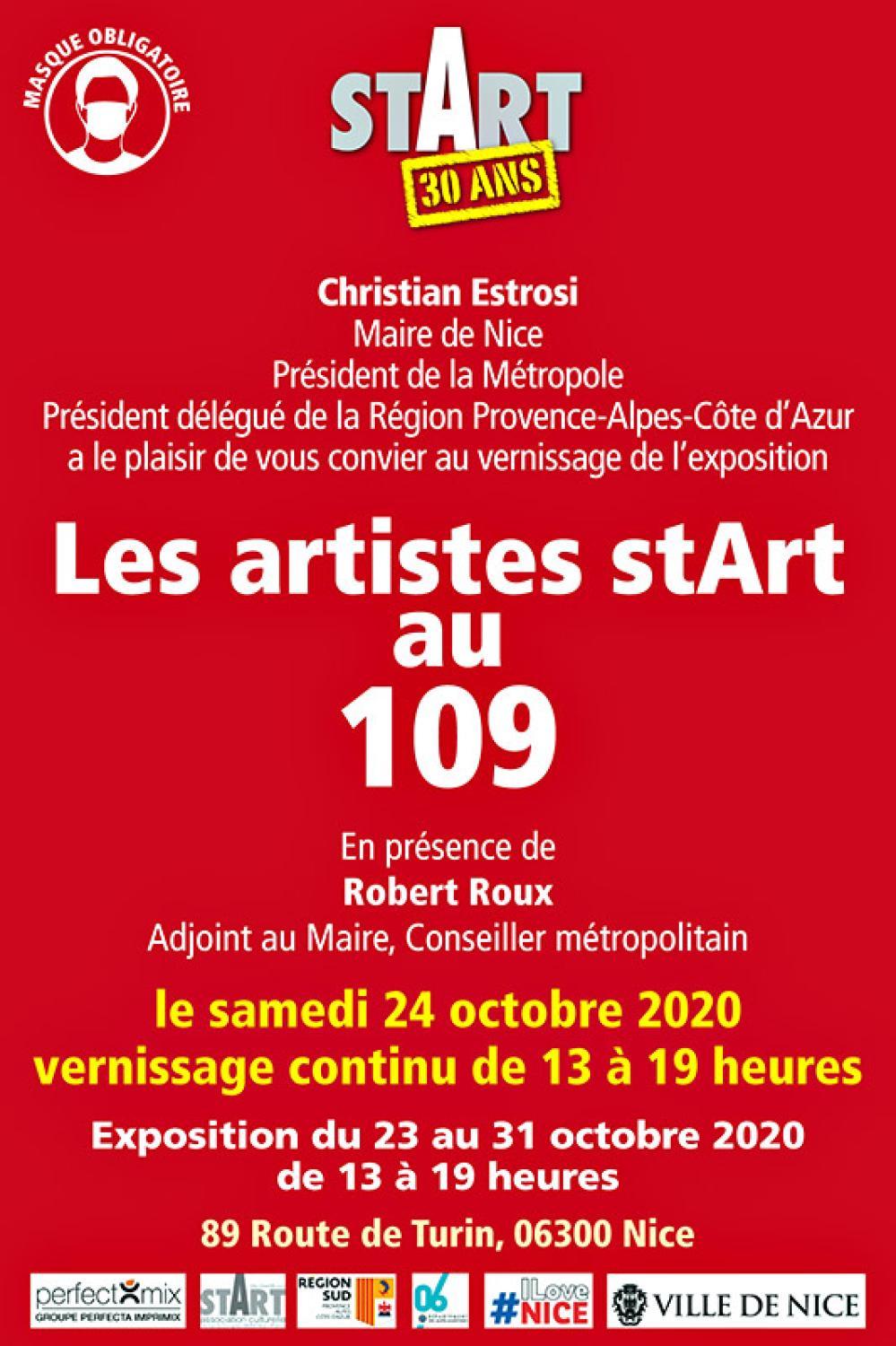 Les artistes stArt au 109 pour les 30 ans de stArt