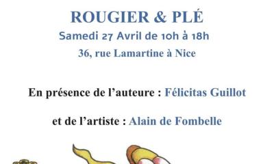 Alain de Fombelle : séance de dédicaces chez ROUGIER & PLÉ à NICE.