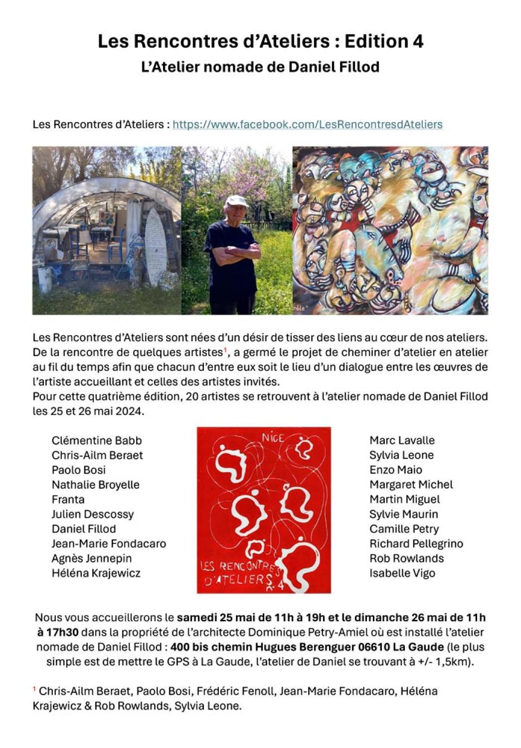 4ème édition des Rencontres d’Ateliers à La Gaude.