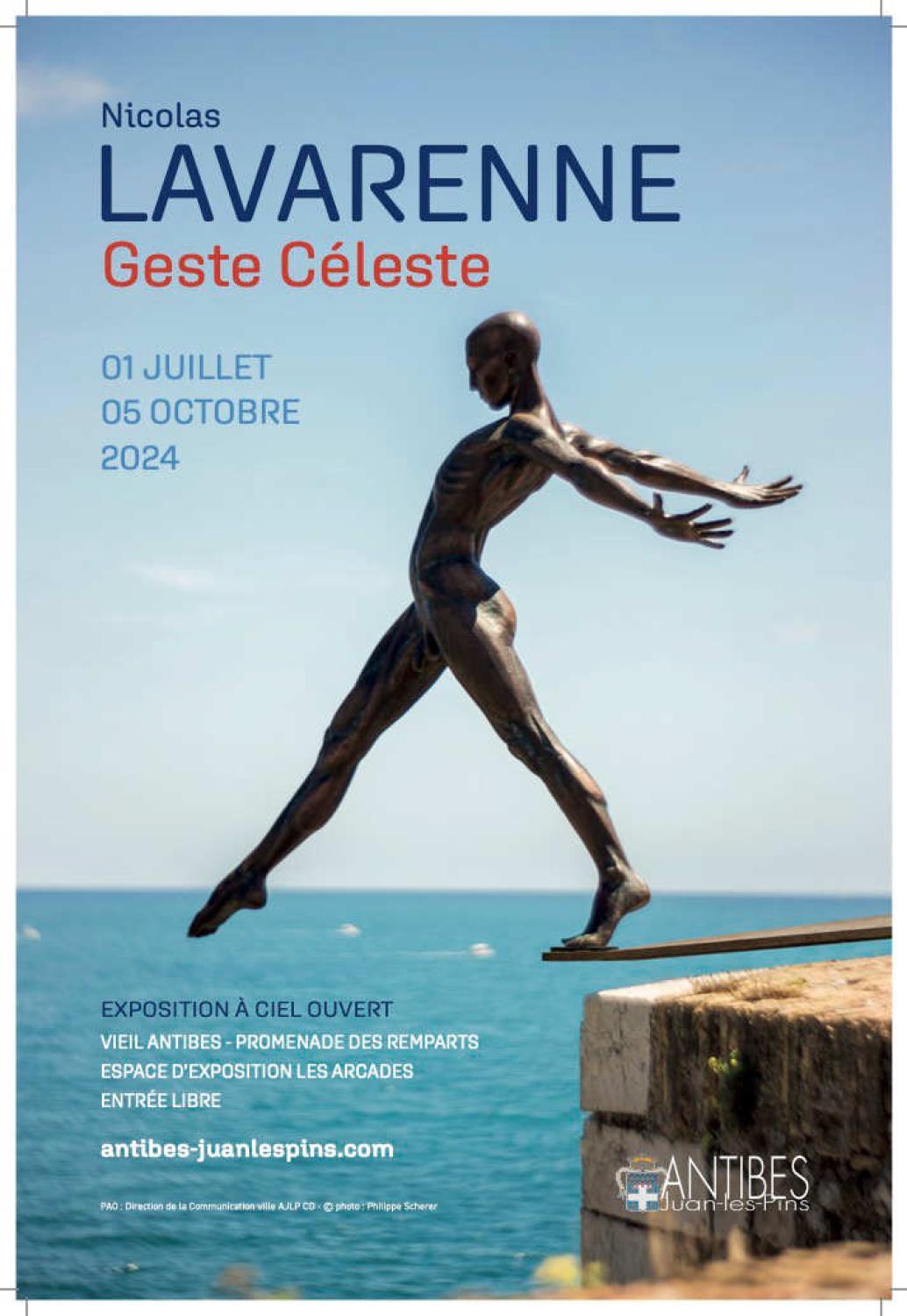 Nicolas Lavarenne expose Geste Céleste