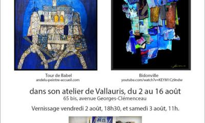 Mireille Andelu invite Roland Moreau à Vallauris