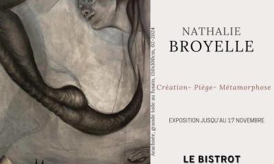 BROYELLE Nathalie expose au Bistrot Poete à Nice