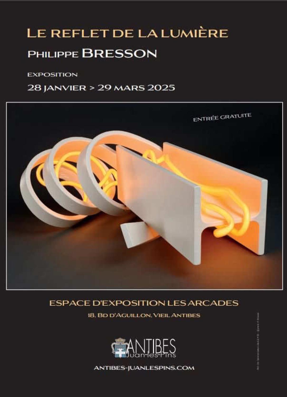 Philippe Bresson expose à Antibes du 28 janvier au 29 mars 2025