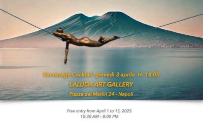 Nicolas Lavarenne expose à Naples, Avril 2025