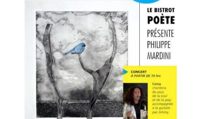 Philippe Mardini expose au Bistrot Poete, Nice, du 17 mai au 10 juin 2025