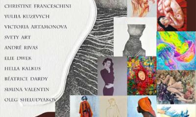 Exposition de Groupe L'Atelier de DESSIN autour du MODELE VIVANT MONACO 