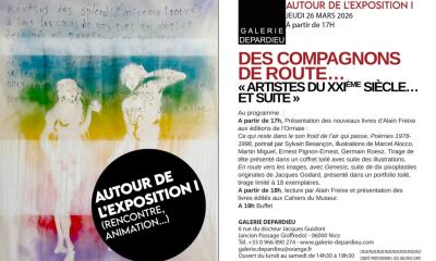 Présentation et lectures de deux livres d'Alain Freixe dans le cadre de l'exposition de Marcel Alocco,