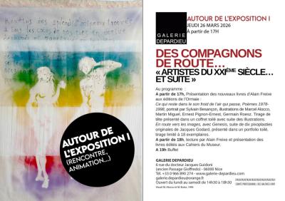 Présentation et lectures de deux livres d'Alain Freixe dans le cadre de l'exposition de Marcel Alocco,