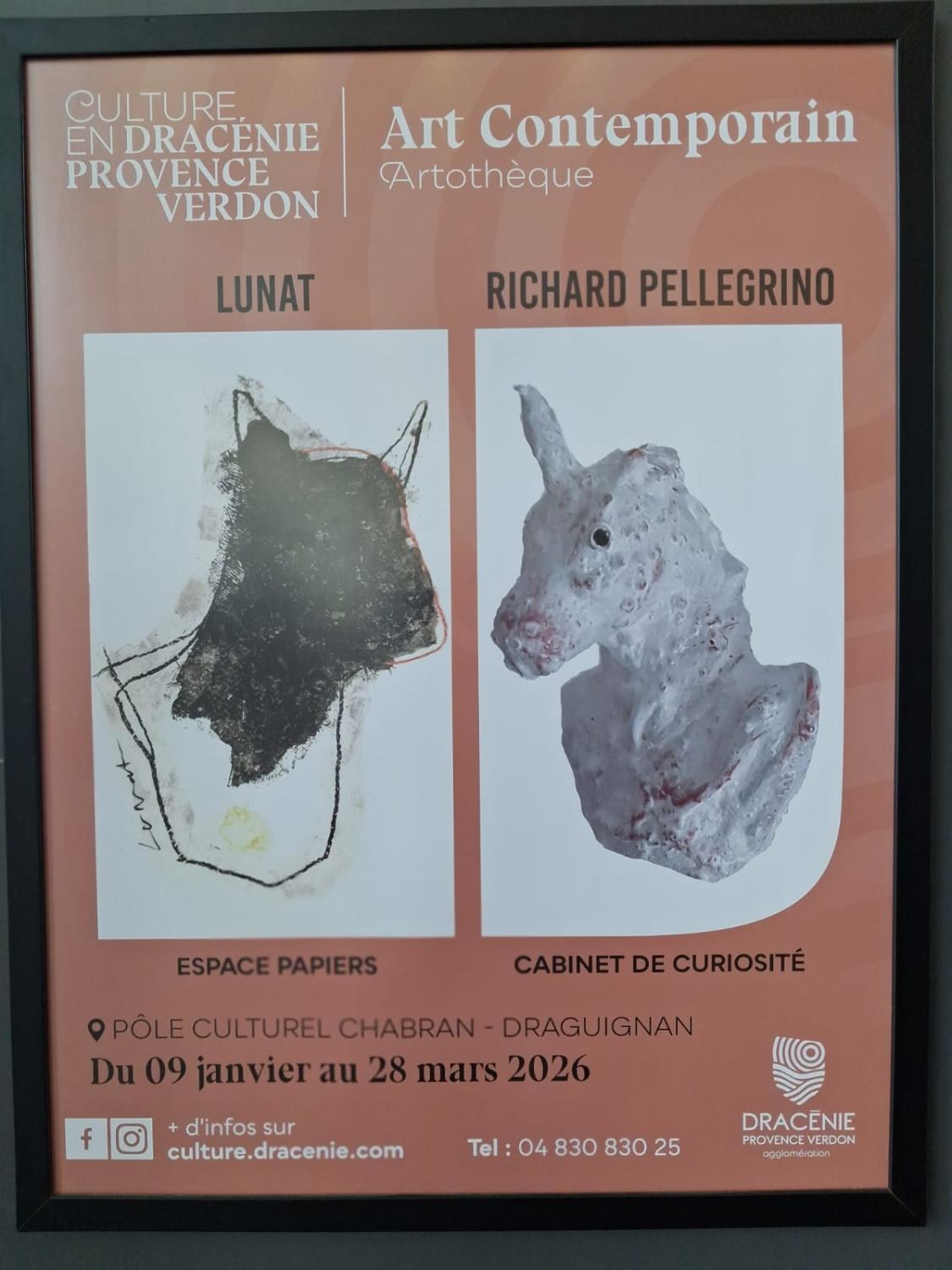 Richard Pellegrino invite au Pole Culturel de Draguignan 9 janvier-28 mars 2026
