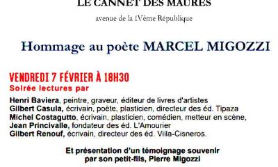 Hommage au poete MARCEL MIGOZZI-7 fervier 2025
