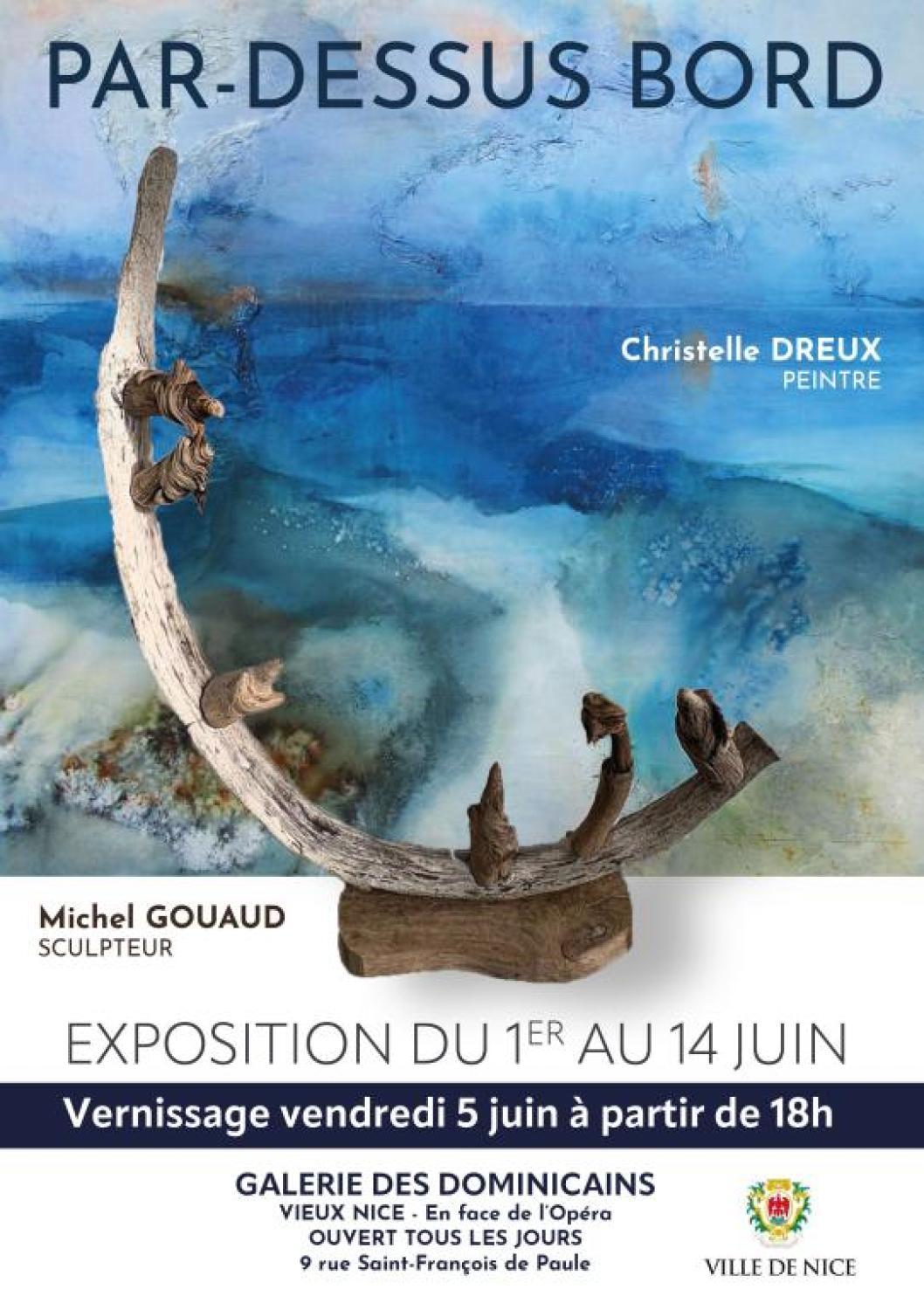 Michel Gouaud expose PAR-DESSUS BORD , du 1 au 14 juin 2026 dans le Vieux Nice