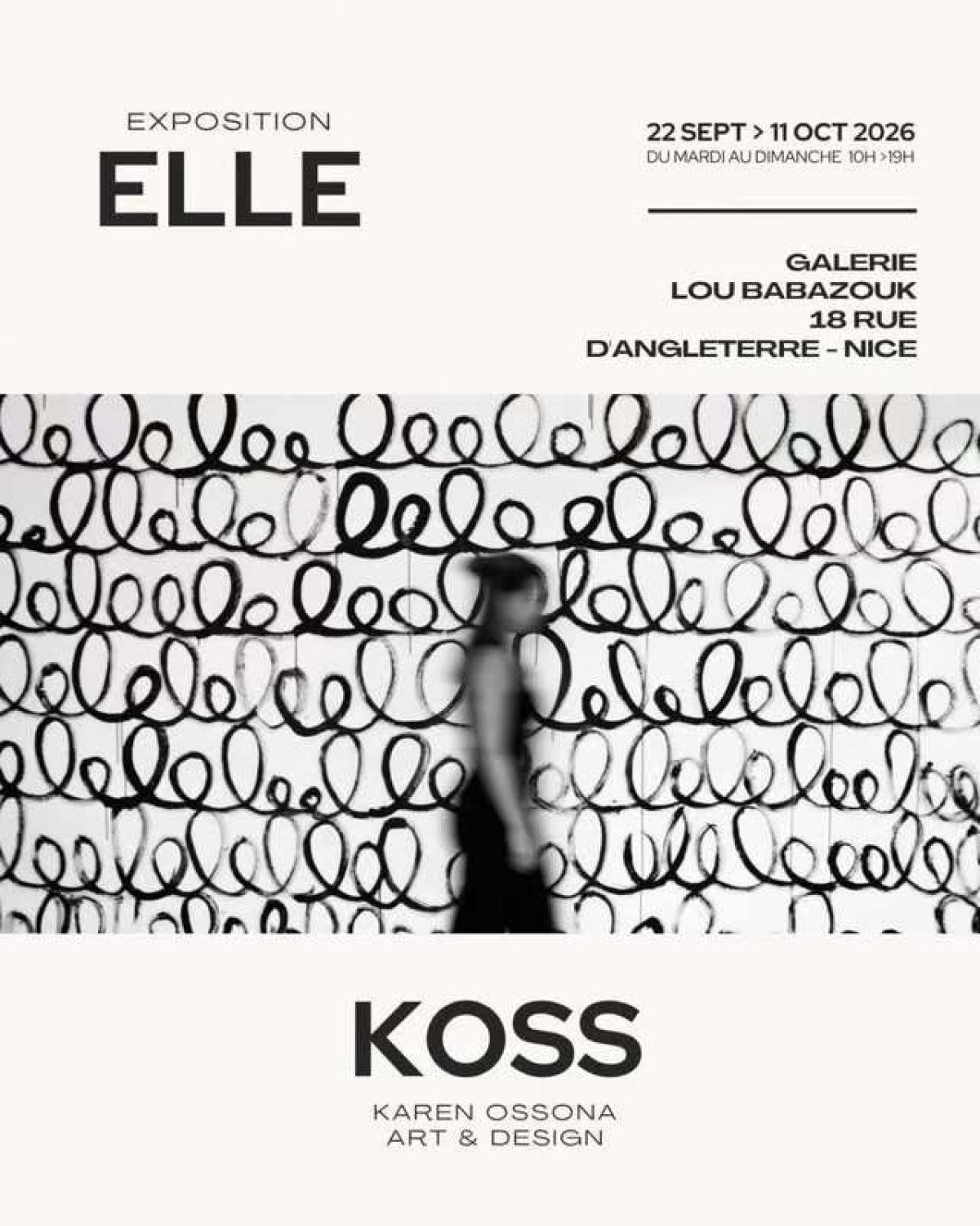Koss invite a Lou babazouk , 18 rue d Angleterre, du 22 sept au 11 oct 2026