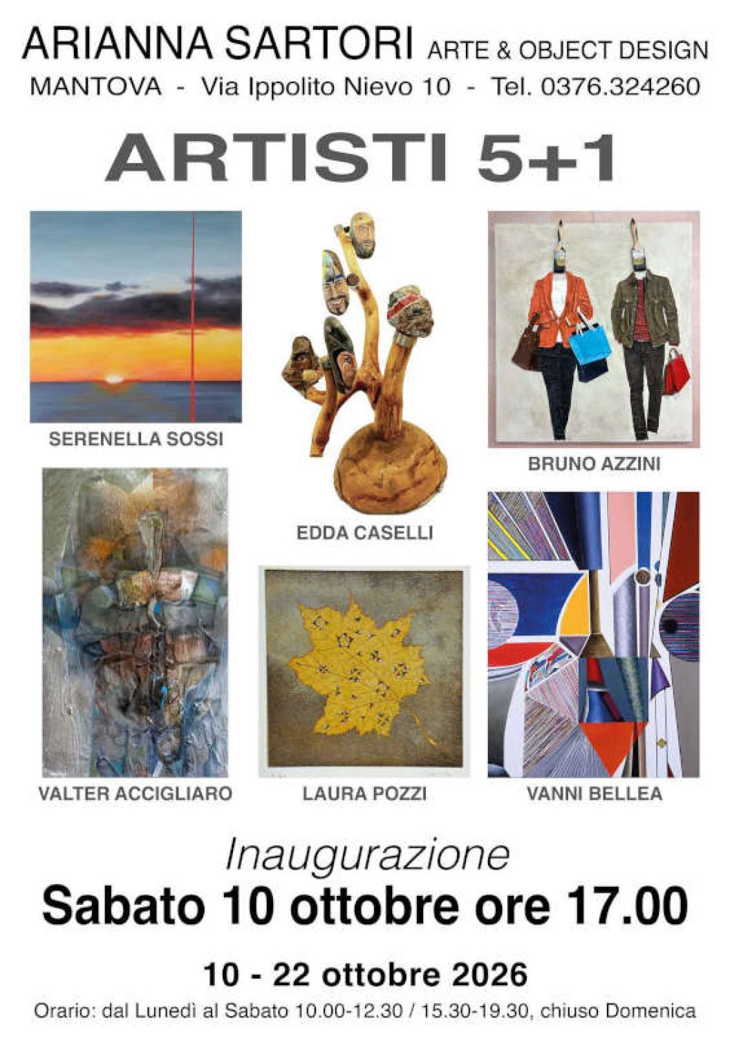 Serenella SOSSI : Galerie Arianna Sartori de Mantoue 10 octobre 2026 , 17h