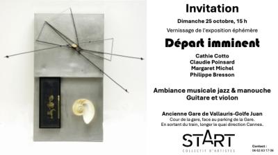 Dimanche 25 Octobre  2026 Margaret Michel vous accueille dans son atelier a Golfe-Juan