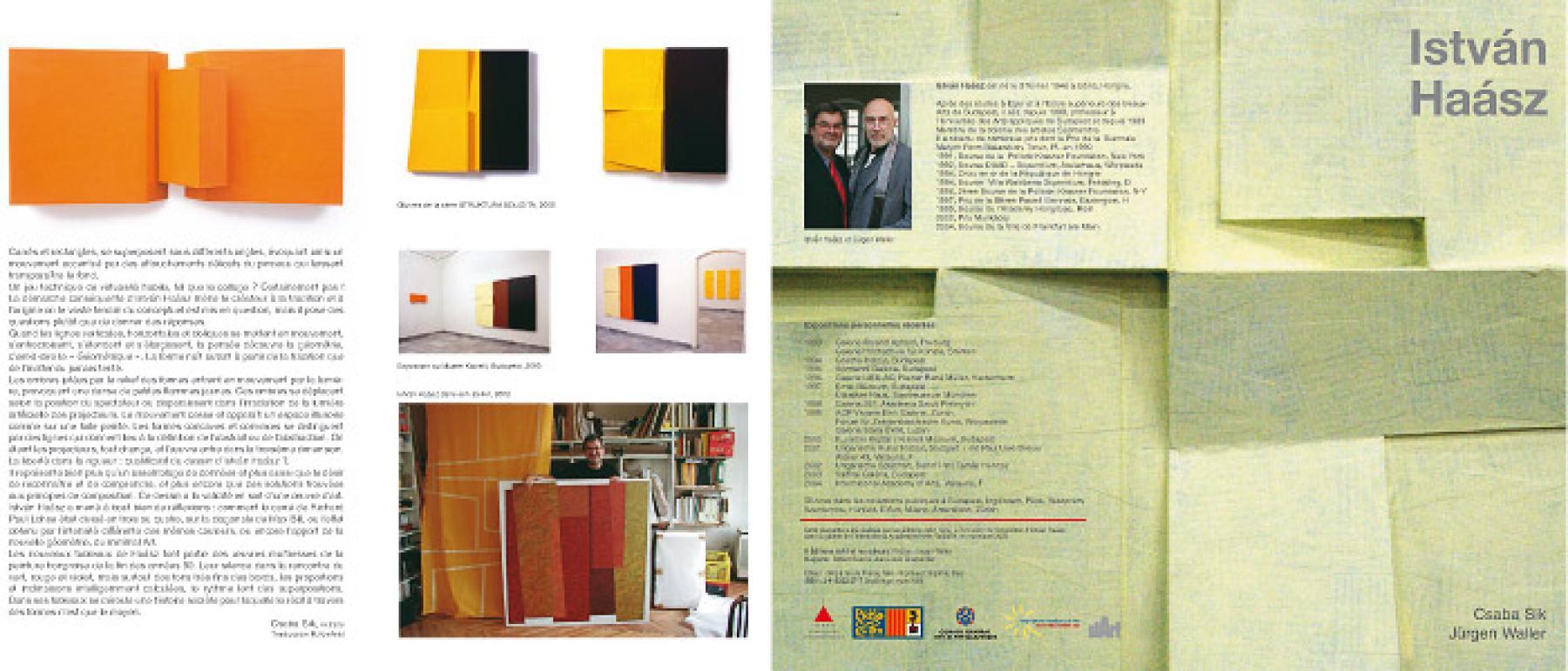 Plaquette HAASZ Istvan, mars 2004.