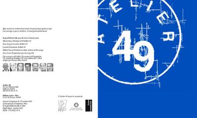 CATALOGUE : Atelier 49, 2001