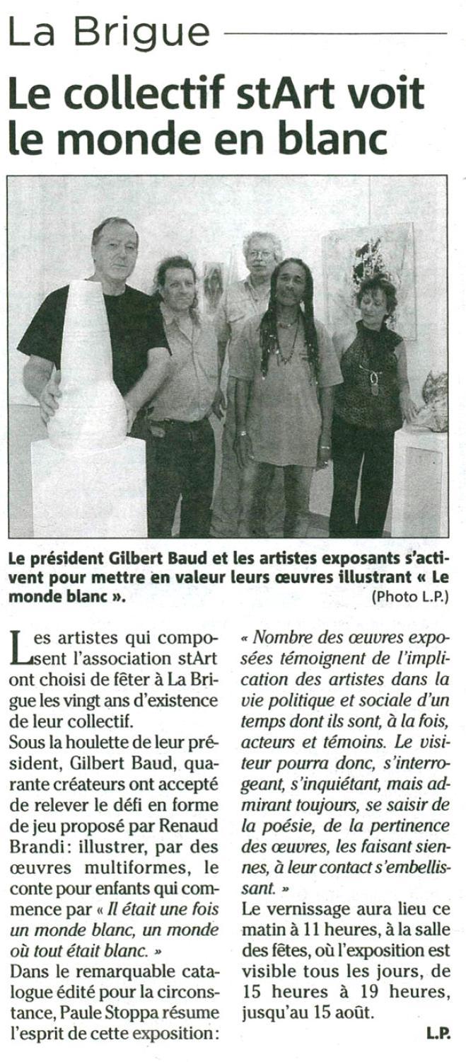 2010 Exposition Monde Blanc à La Brigue